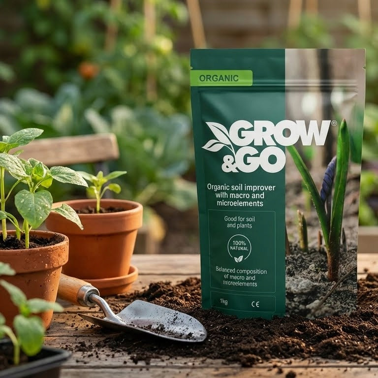 Organiczny Poprawiacz Gleby z Makro i Mikro Elementami GROW & GO 1kg Granulat