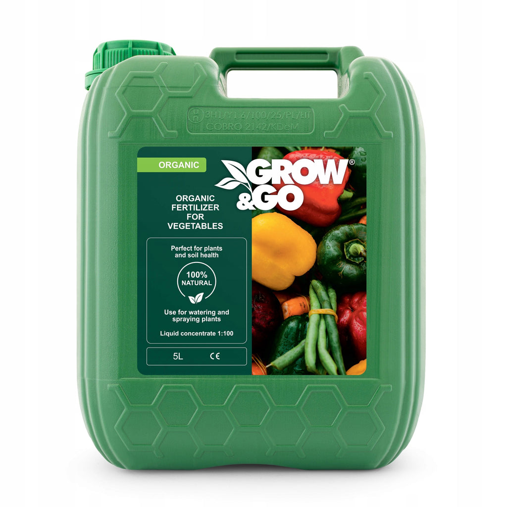 Płynny Nawóz Organiczny do Warzyw GROW & GO - Koncentrat 5L