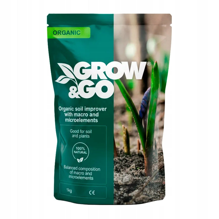 Organiczny Poprawiacz Gleby z Makro i Mikro Elementami GROW & GO 1kg Granulat