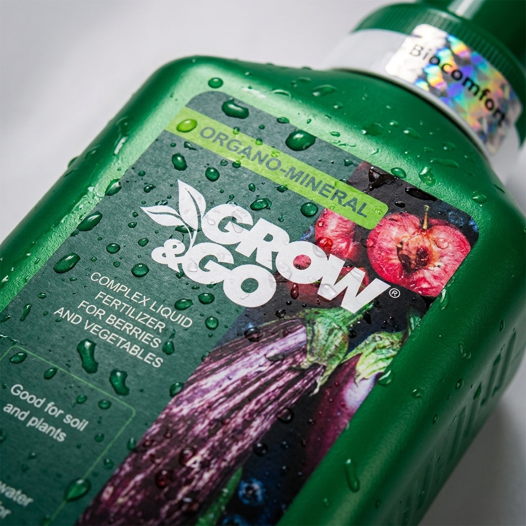 Nawóz Organiczno-Mineralny Płynny do Jagód i Warzyw GROW&GO - Koncentrat 1L