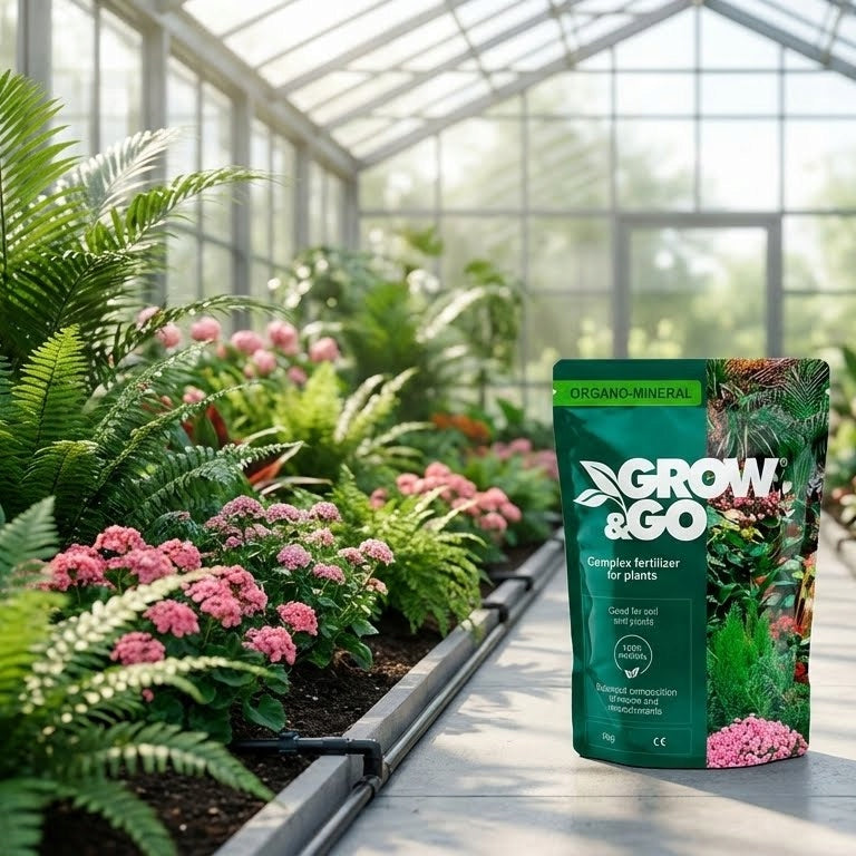 Nawóz Kompleksowy do Roślin Organiczno-Mineralny GROW & GO 1kg Granulat