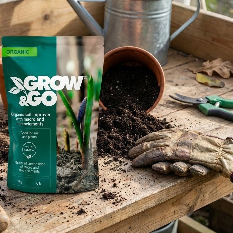 Organiczny Poprawiacz Gleby z Makro i Mikro Elementami GROW & GO 1kg Granulat
