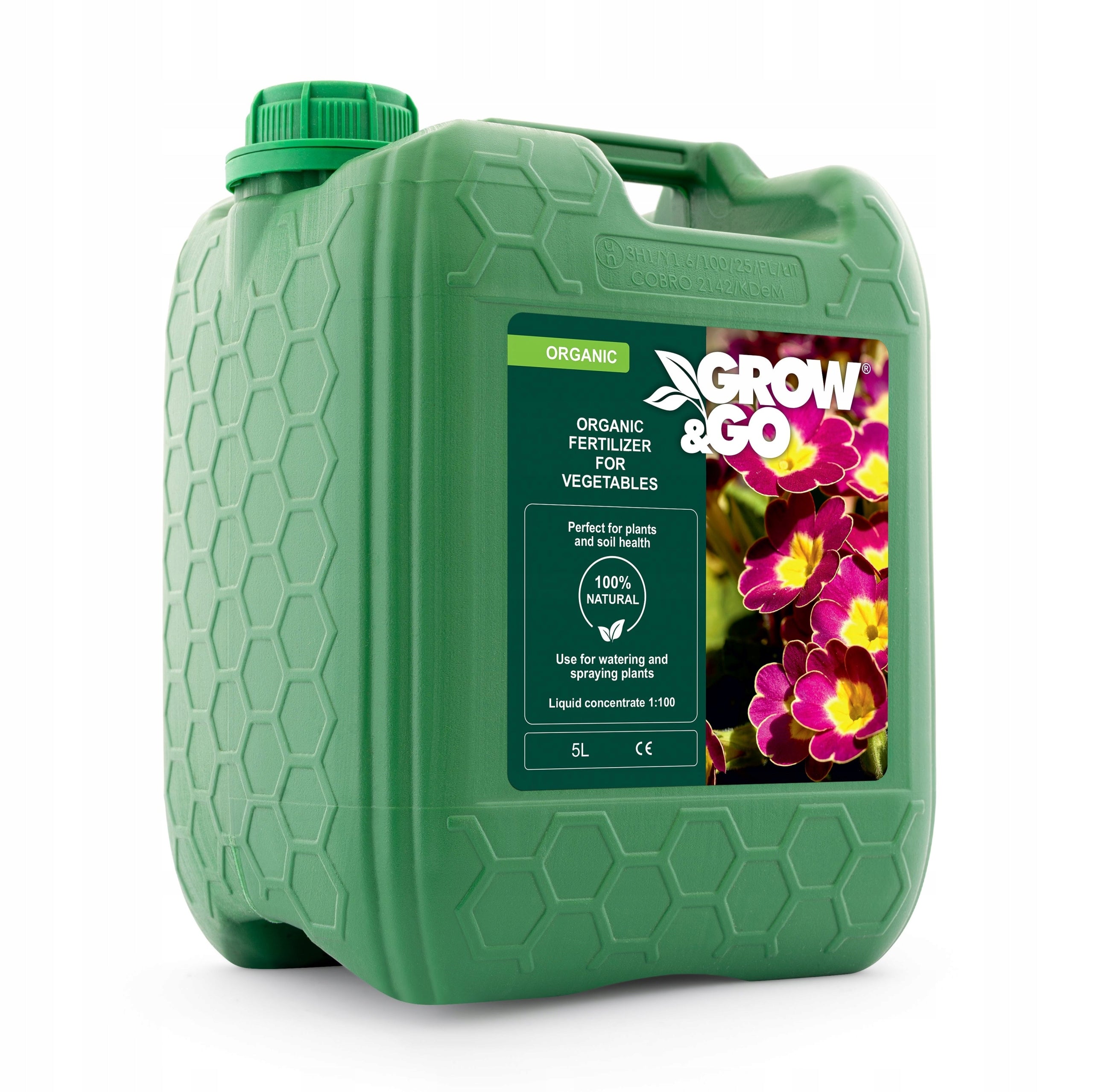 Płynny Nawóz Organiczny do Kwiatów GROW&GO - Koncentrat 5L