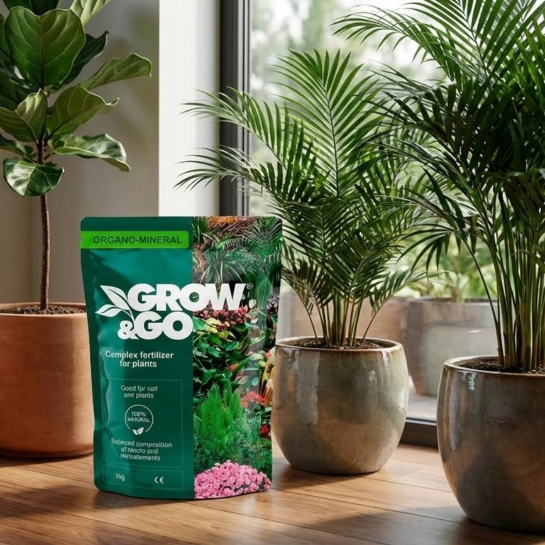 Nawóz Kompleksowy do Roślin Organiczno-Mineralny GROW & GO 1kg Granulat