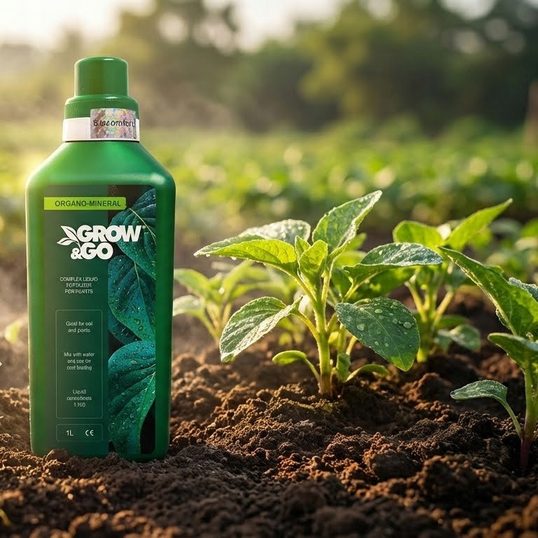 Nawóz Organiczno-Mineralny Płynny do Roślin GROW & GO 1L Koncentrat