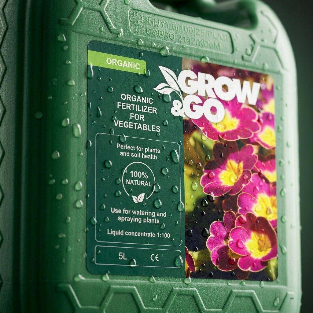 Płynny Nawóz Organiczny do Kwiatów GROW&GO - Koncentrat 5L