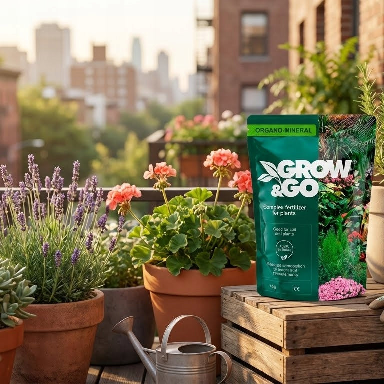 Nawóz Kompleksowy do Roślin Organiczno-Mineralny GROW & GO 1kg Granulat