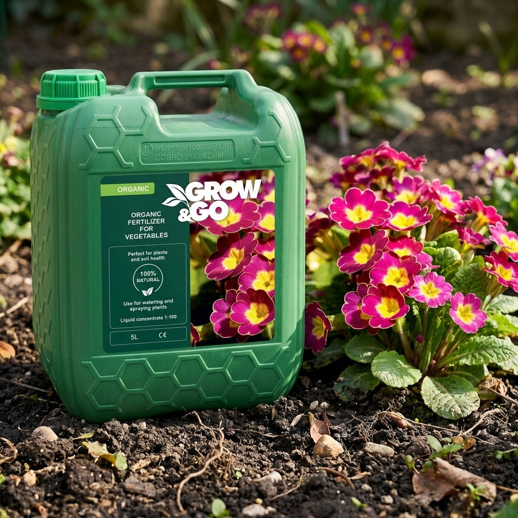 Płynny Nawóz Organiczny do Kwiatów GROW&GO - Koncentrat 5L