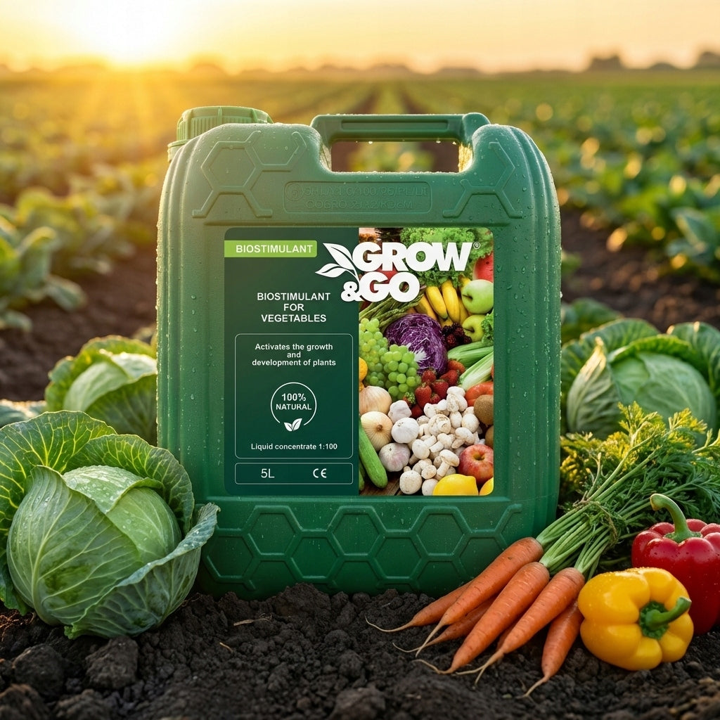 Biostymulant do Warzyw Płynny GROW & GO - Koncentrat 5L