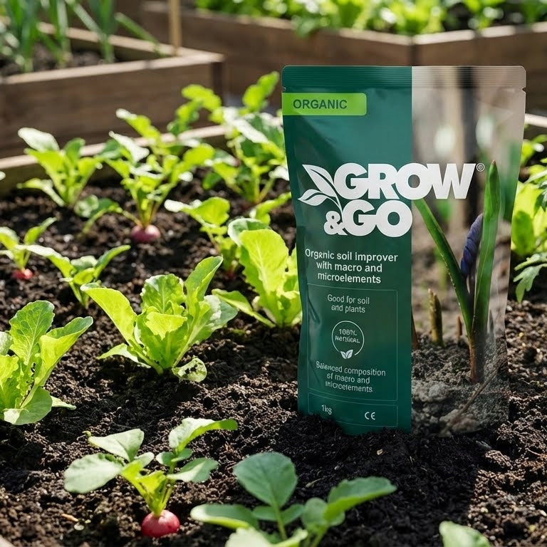 Organiczny Poprawiacz Gleby z Makro i Mikro Elementami GROW & GO 1kg Granulat