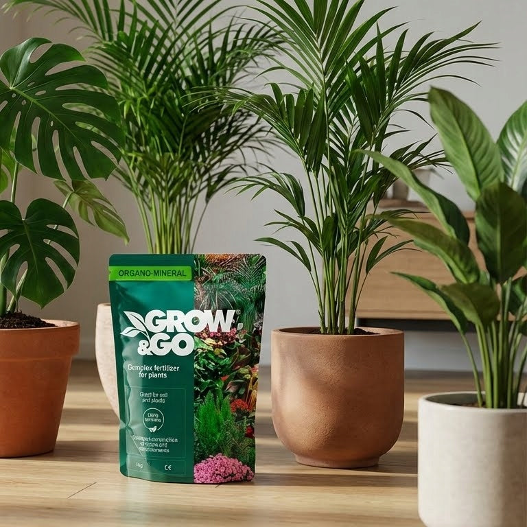 Nawóz Kompleksowy do Roślin Organiczno-Mineralny GROW & GO 1kg Granulat