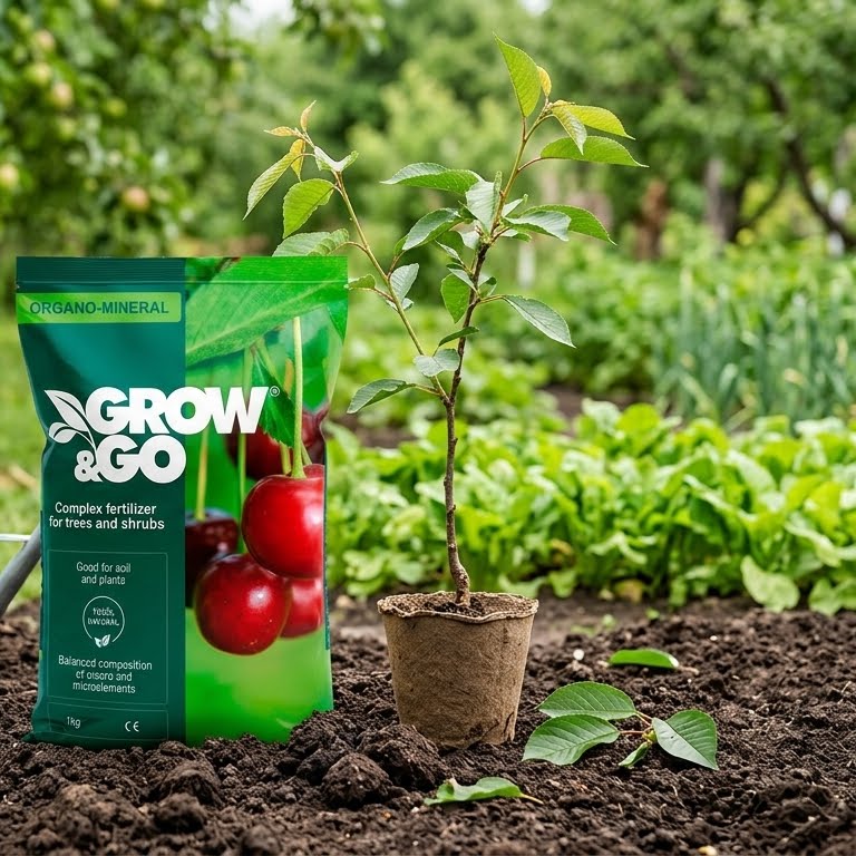 Nawóz Kompleksowy do Drzew i Krzewów Organiczno-Mineralny GROW & GO 1kg Granulat