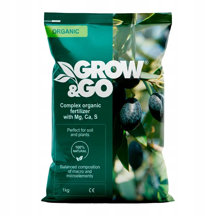 Nawóz Organiczno-Mineralny Kompleksowy Uniwersalny (Mg, Ca, S) GROW&GO 1kg