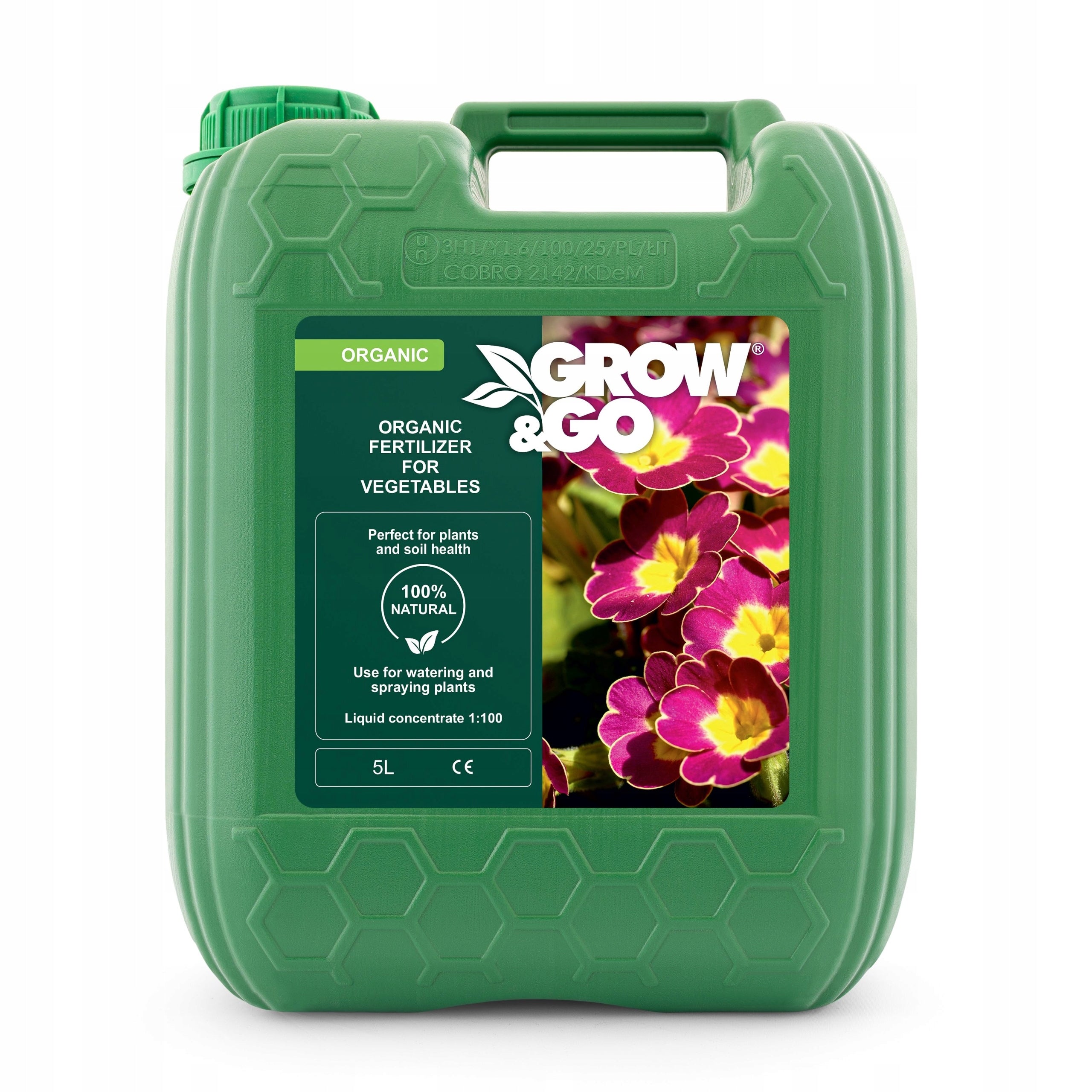 Płynny Nawóz Organiczny do Kwiatów GROW&GO - Koncentrat 5L