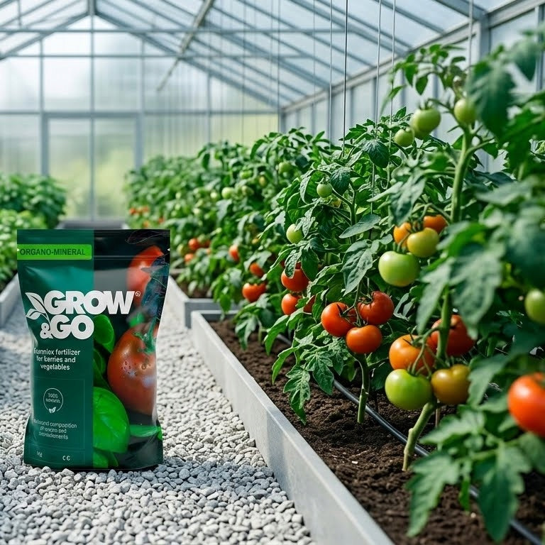 Nawóz Kompleksowy do Jagód i Warzyw Organiczno-Mineralny GROW & GO 1kg Granulat