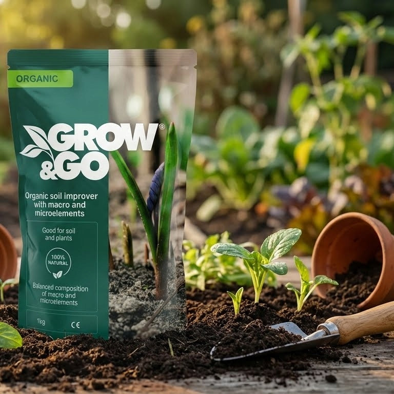 Organiczny Poprawiacz Gleby z Makro i Mikro Elementami GROW & GO 1kg Granulat