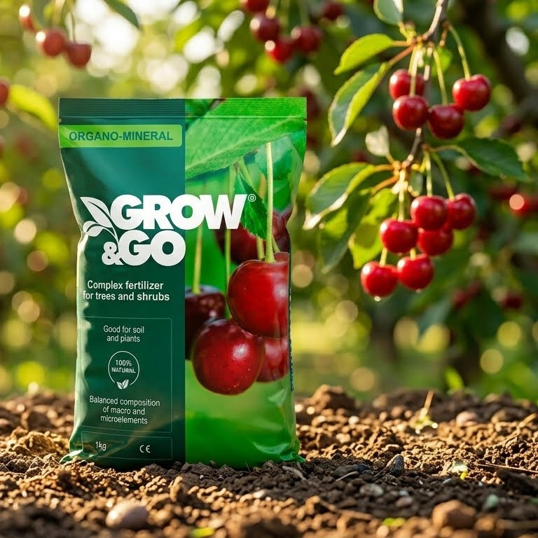 Nawóz Kompleksowy do Drzew i Krzewów Organiczno-Mineralny GROW & GO 1kg Granulat