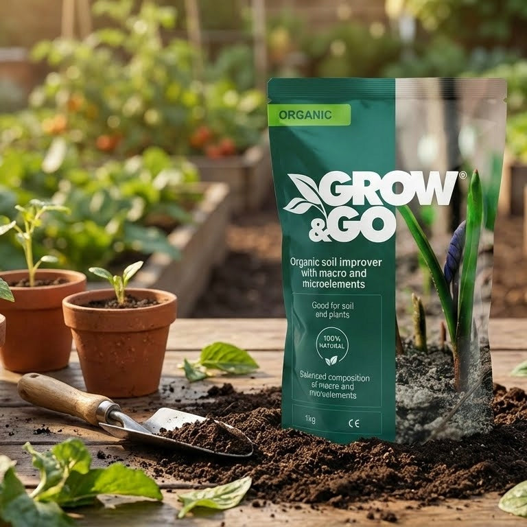 Organiczny Poprawiacz Gleby z Makro i Mikro Elementami GROW & GO 1kg Granulat
