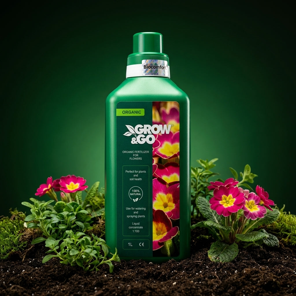 Płynny Nawóz Organiczny do Kwiatów GROW & GO - Koncentrat 1L