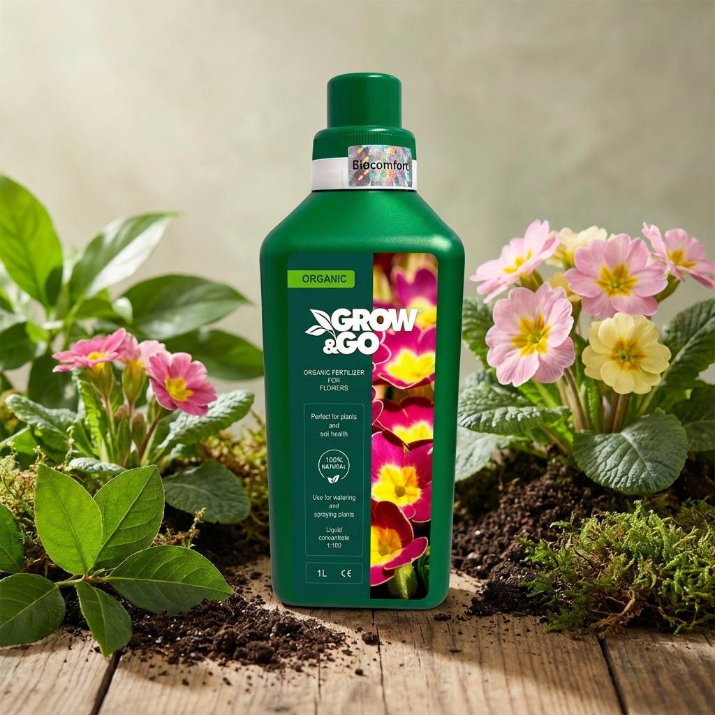 Płynny Nawóz Organiczny do Kwiatów GROW & GO - Koncentrat 1L