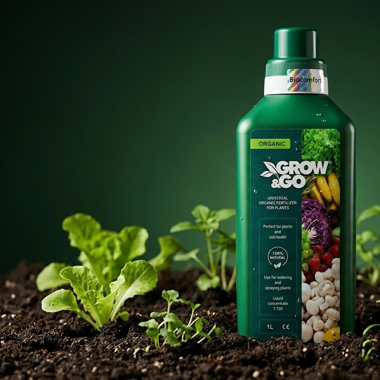 Uniwersalny Płynny Nawóz Organiczny GROW & GO - Koncentrat 1L
