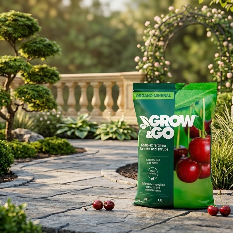 Nawóz Kompleksowy do Drzew i Krzewów Organiczno-Mineralny GROW & GO 1kg Granulat