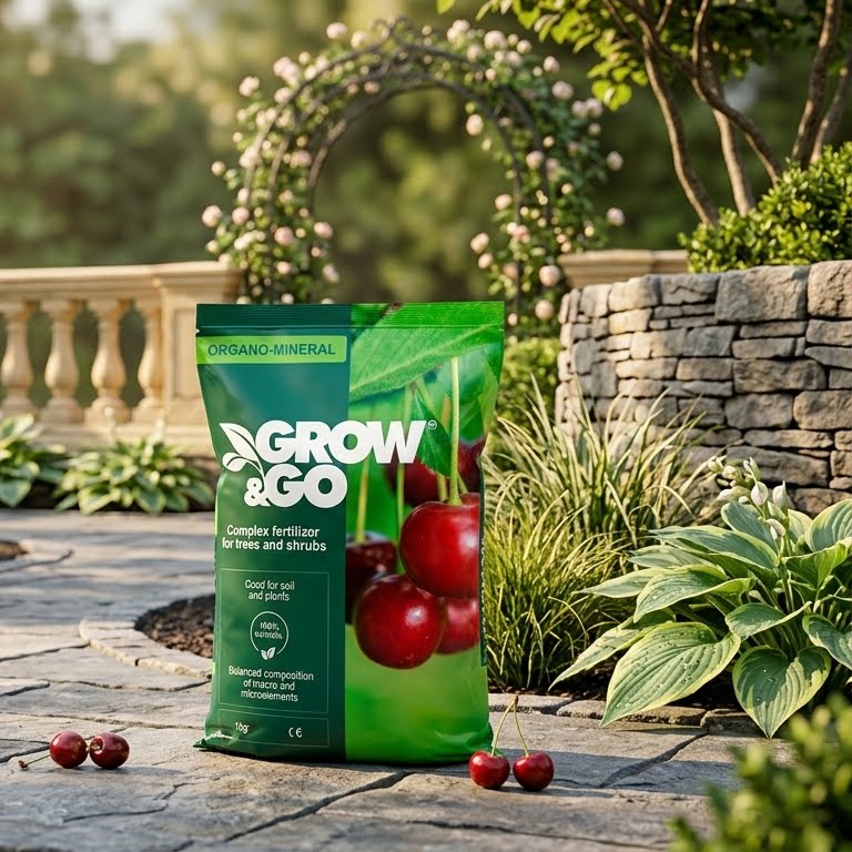 Nawóz Kompleksowy do Drzew i Krzewów Organiczno-Mineralny GROW & GO 1kg Granulat