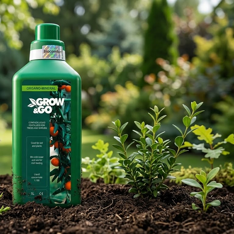 Nawóz Organiczno-Mineralny Płynny do Drzew i Krzewów GROW&GO 1L Koncentrat