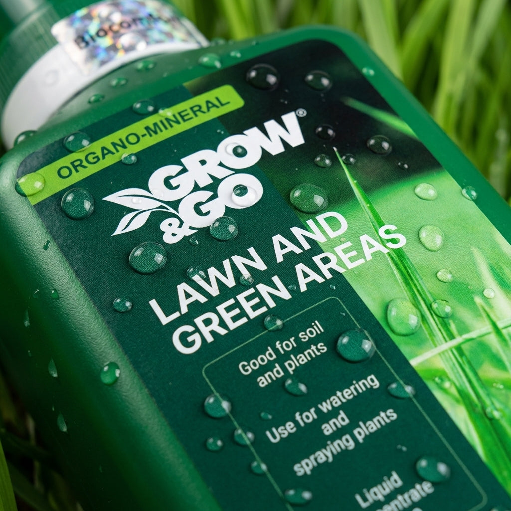 Nawóz Organiczno-Mineralny Płynny do Trawy GROW & GO - Koncentrat 1L