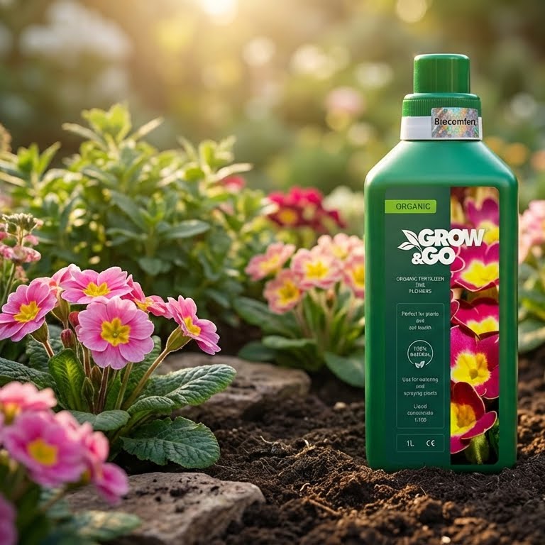 Płynny Nawóz Organiczny do Kwiatów GROW & GO - Koncentrat 1L