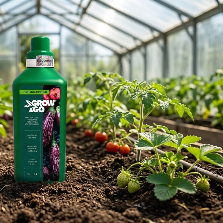Nawóz Organiczno-Mineralny Płynny do Jagód i Warzyw GROW&GO - Koncentrat 1L