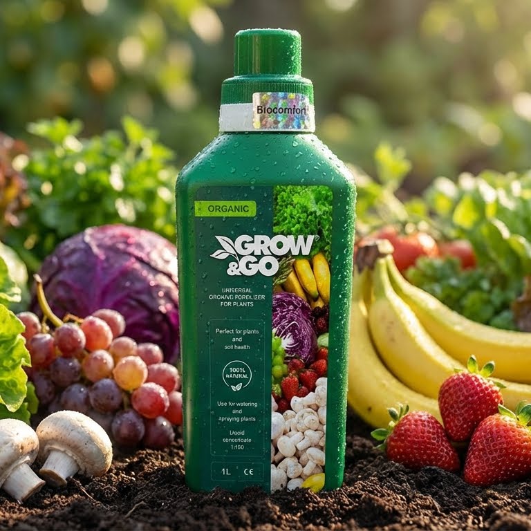 Uniwersalny Płynny Nawóz Organiczny GROW & GO - Koncentrat 1L