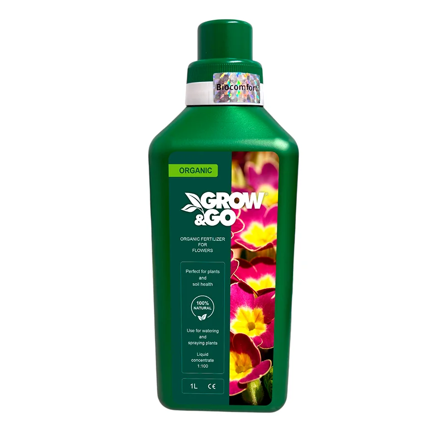 Płynny Nawóz Organiczny do Kwiatów GROW & GO - Koncentrat 1L