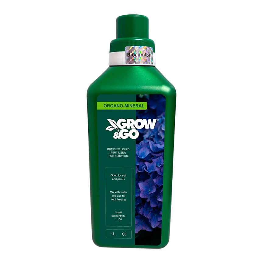 Nawóz Organiczno-Mineralny Płynny do Kwiatów GROW&GO - Koncentrat 1L