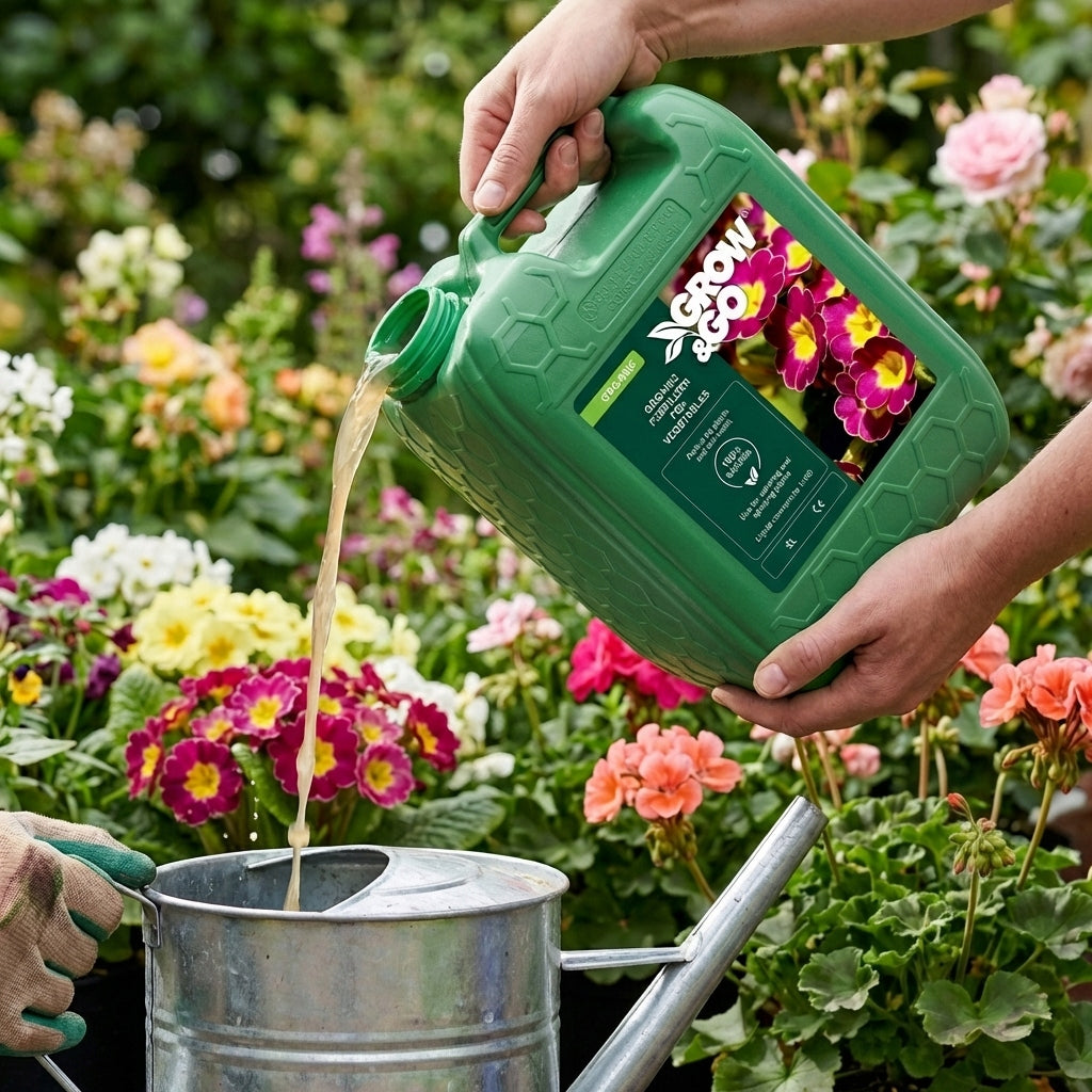 Płynny Nawóz Organiczny do Kwiatów GROW&GO - Koncentrat 5L