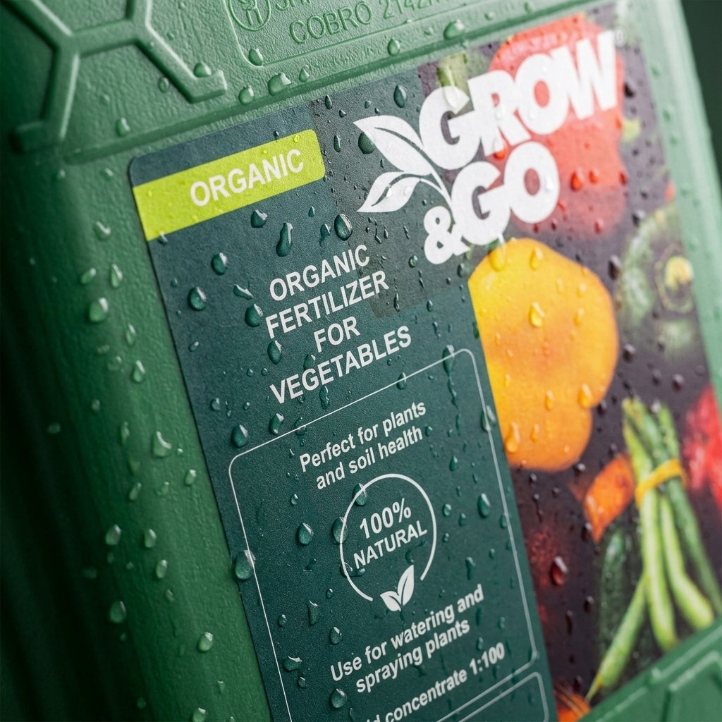 Płynny Nawóz Organiczny do Warzyw GROW&GO - Koncentrat 10L