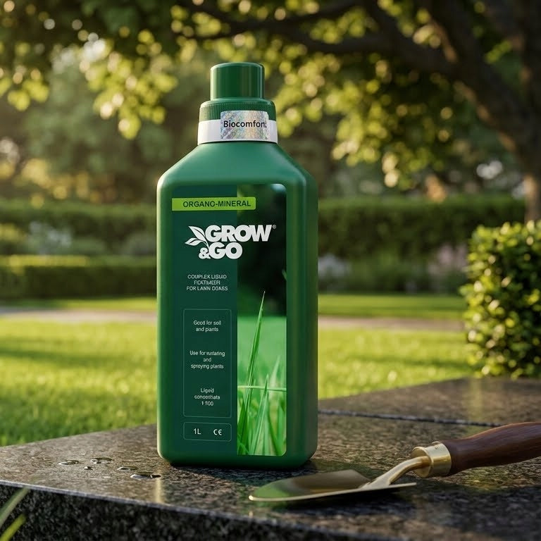 Nawóz Organiczno-Mineralny Płynny do Trawy GROW & GO - Koncentrat 1L