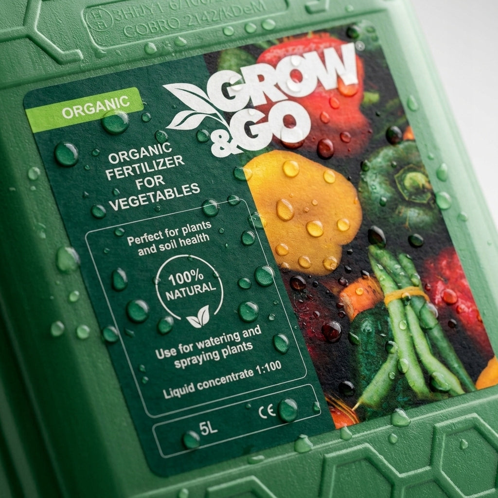 Płynny Nawóz Organiczny do Warzyw GROW & GO - Koncentrat 5L
