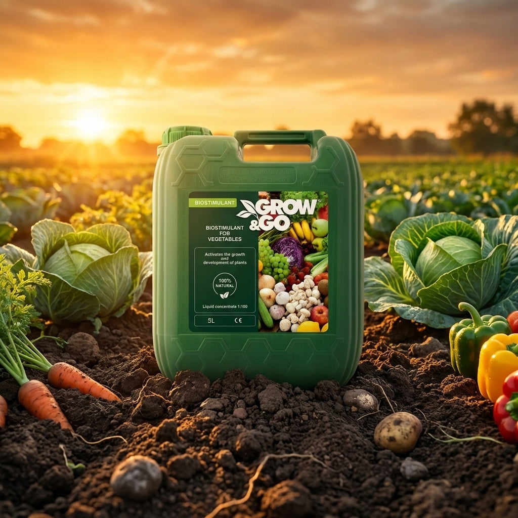 Biostymulant do Warzyw Płynny GROW & GO - Koncentrat 5L