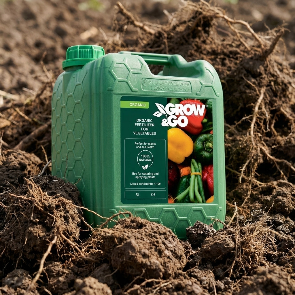 Płynny Nawóz Organiczny do Warzyw GROW & GO - Koncentrat 5L