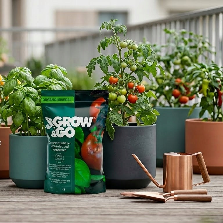 Nawóz Kompleksowy do Jagód i Warzyw Organiczno-Mineralny GROW & GO 1kg Granulat