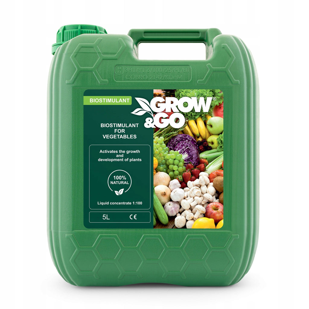 Biostymulant do Warzyw Płynny GROW & GO - Koncentrat 5L