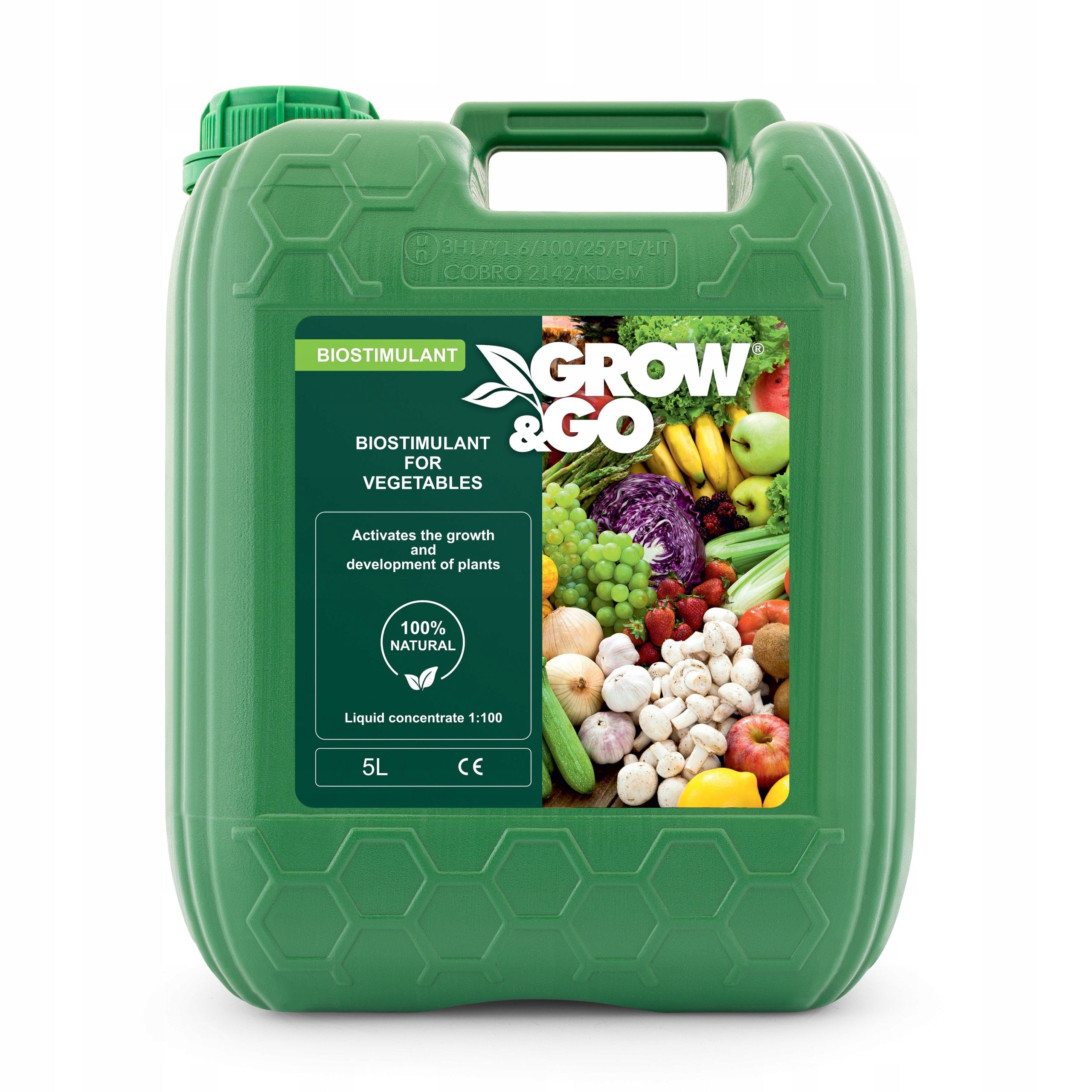 Biostymulant do Warzyw Płynny GROW & GO - Koncentrat 5L