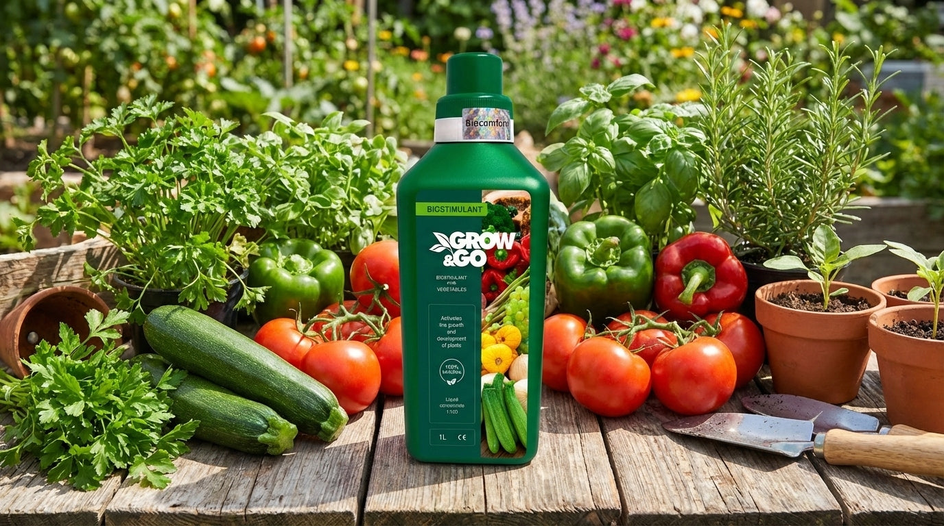 Biostymulant do Warzyw Płynny GROW & GO - Koncentrat 1L